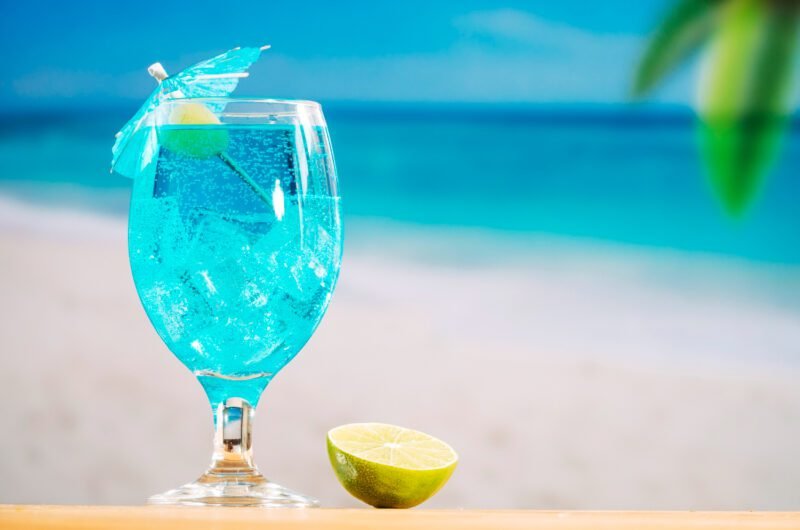 Blue Lagoon Mocktail