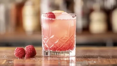 Raspberry Vodka Sour Cocktail Recipe