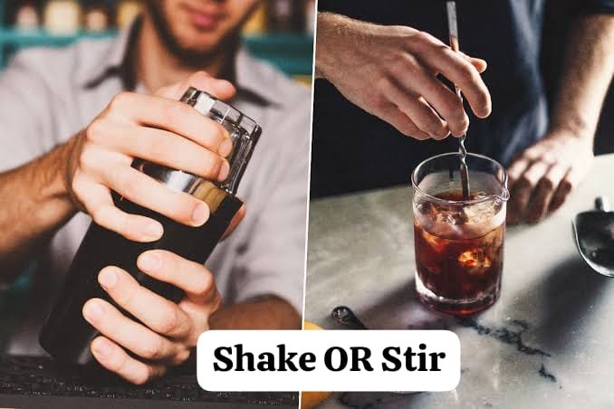 When to Shake or Stir a Cocktail