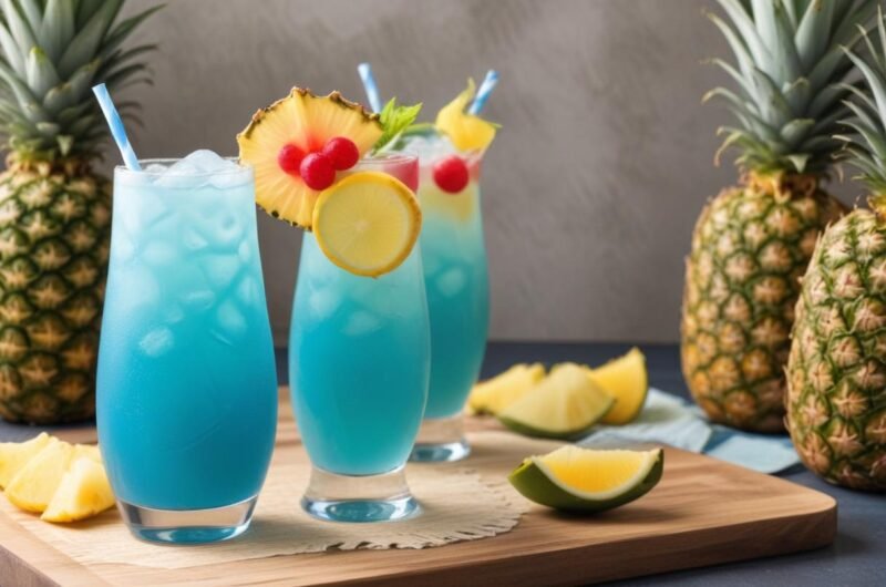 Blue Hawaiian Mocktail