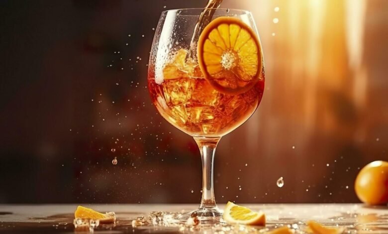 Apple Cider Aperol Spritz